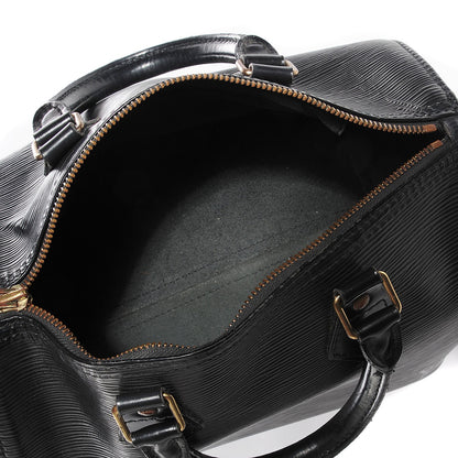 Louis Vuitton Epi Speedy 25 Black 5 of 7