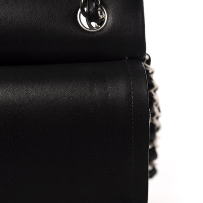 Chanel Lambskin Quilted Jumbo Double Flap Black 11 of 16