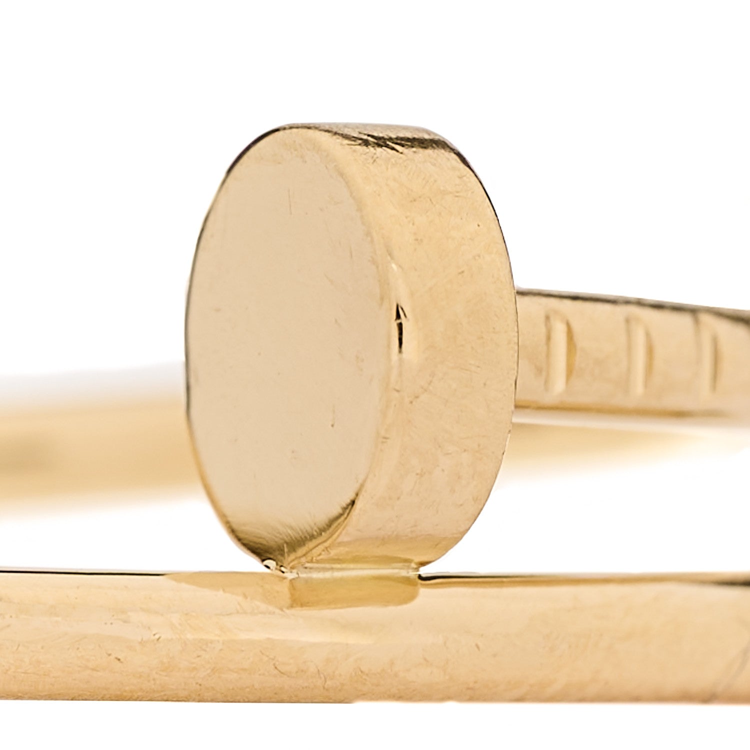 Cartier 18K Yellow Gold Small Juste Un Clou Ring 60 9 4 of 6