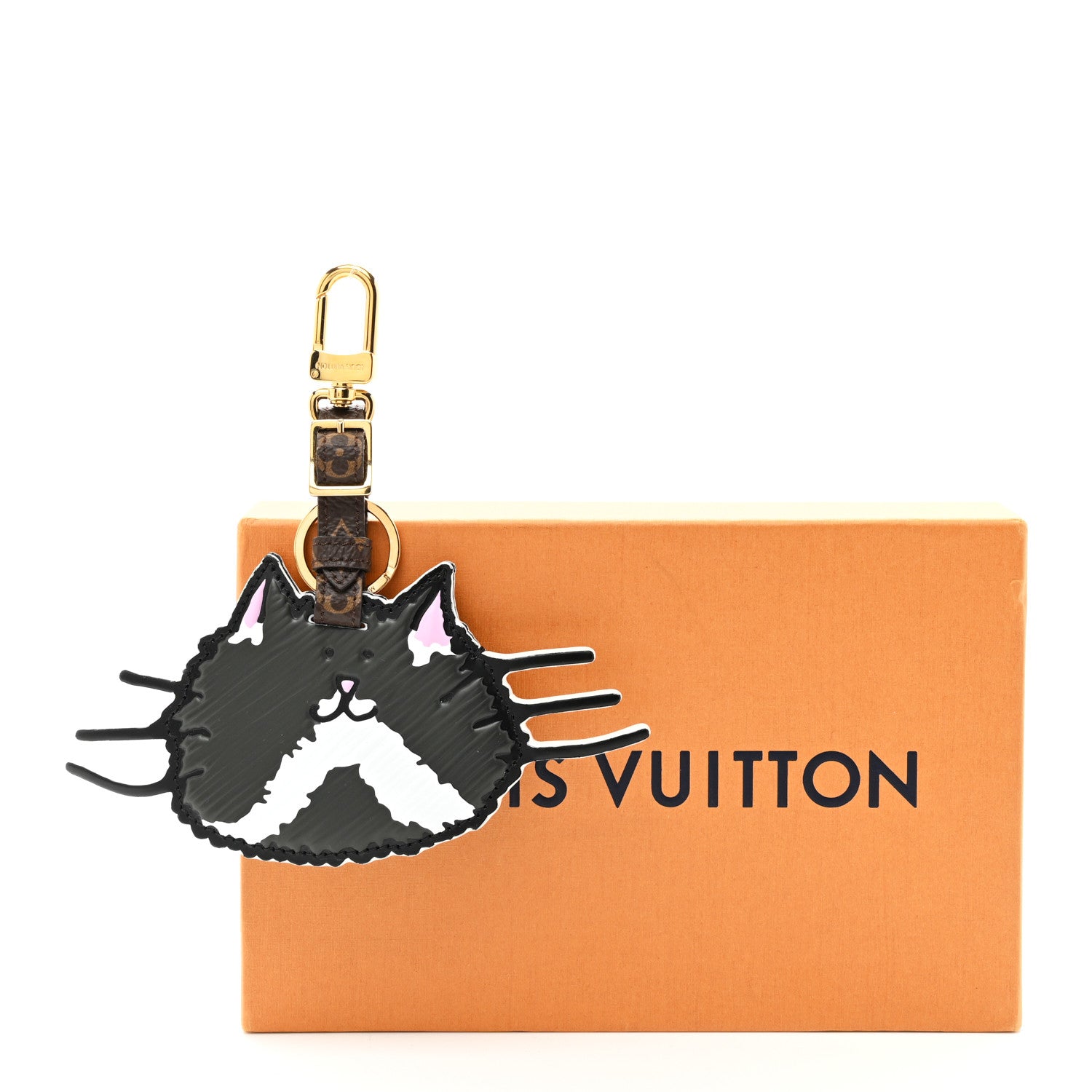 Louis Vuitton Epi Monogram Catogram Bag Charm Key Holder Gris 5 of 5