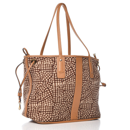 MCM Visetos Medium Liz Reversible Shopper Tote Cognac 7 of 16