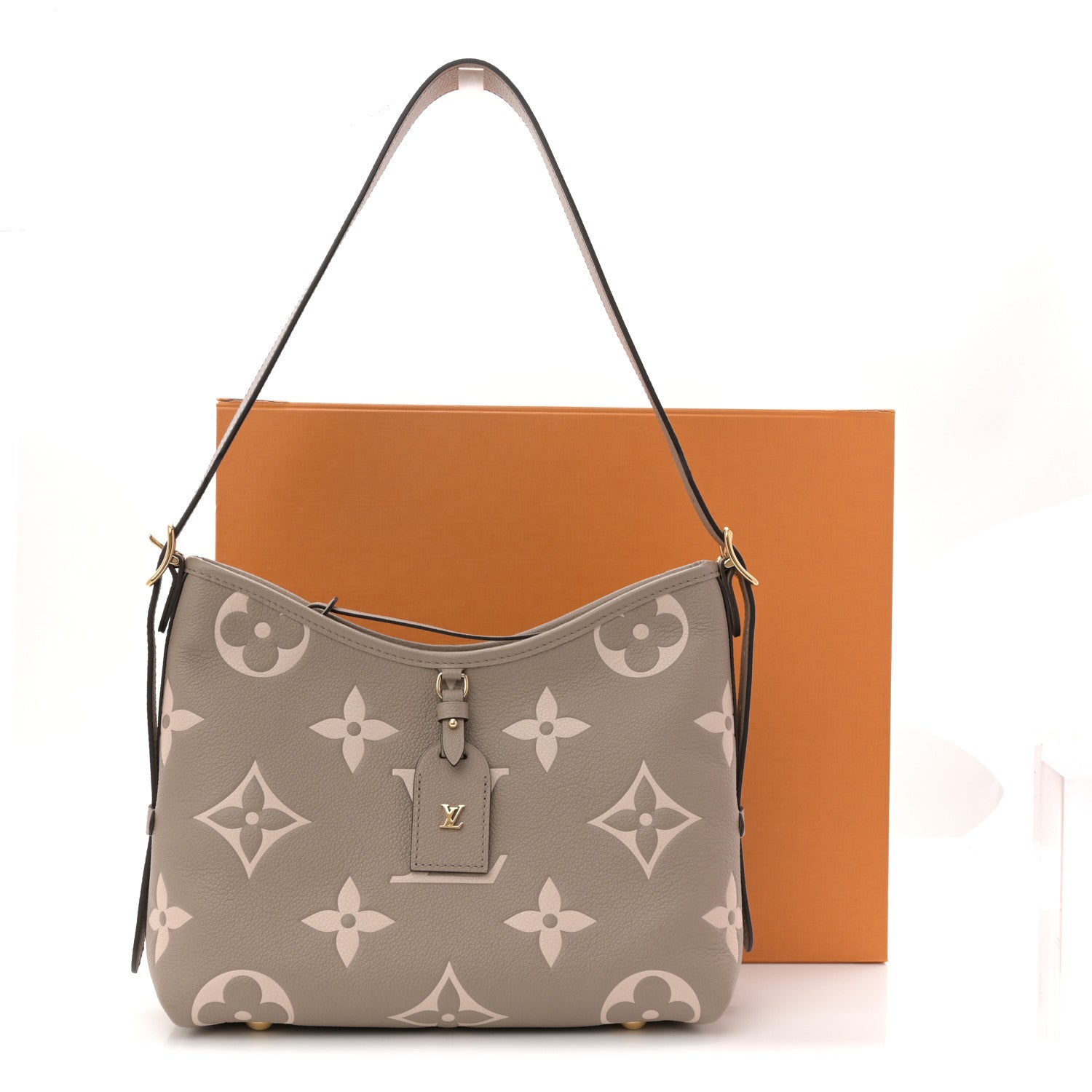 Louis Vuitton Empreinte Monogram Giant CarryAll PM Tourterelle Creme 11 of 11