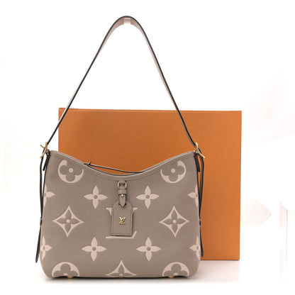 Louis Vuitton Empreinte Monogram Giant CarryAll PM Tourterelle Creme 11 of 11