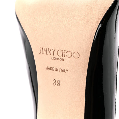 Jimmy Choo Patent Pointy Toe Abel Pumps 39 Black 6 of 8