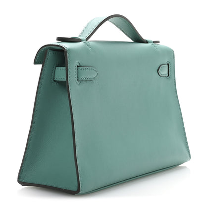Hermes Swift Kelly Pochette Clutch Vert Verone 3 of 11