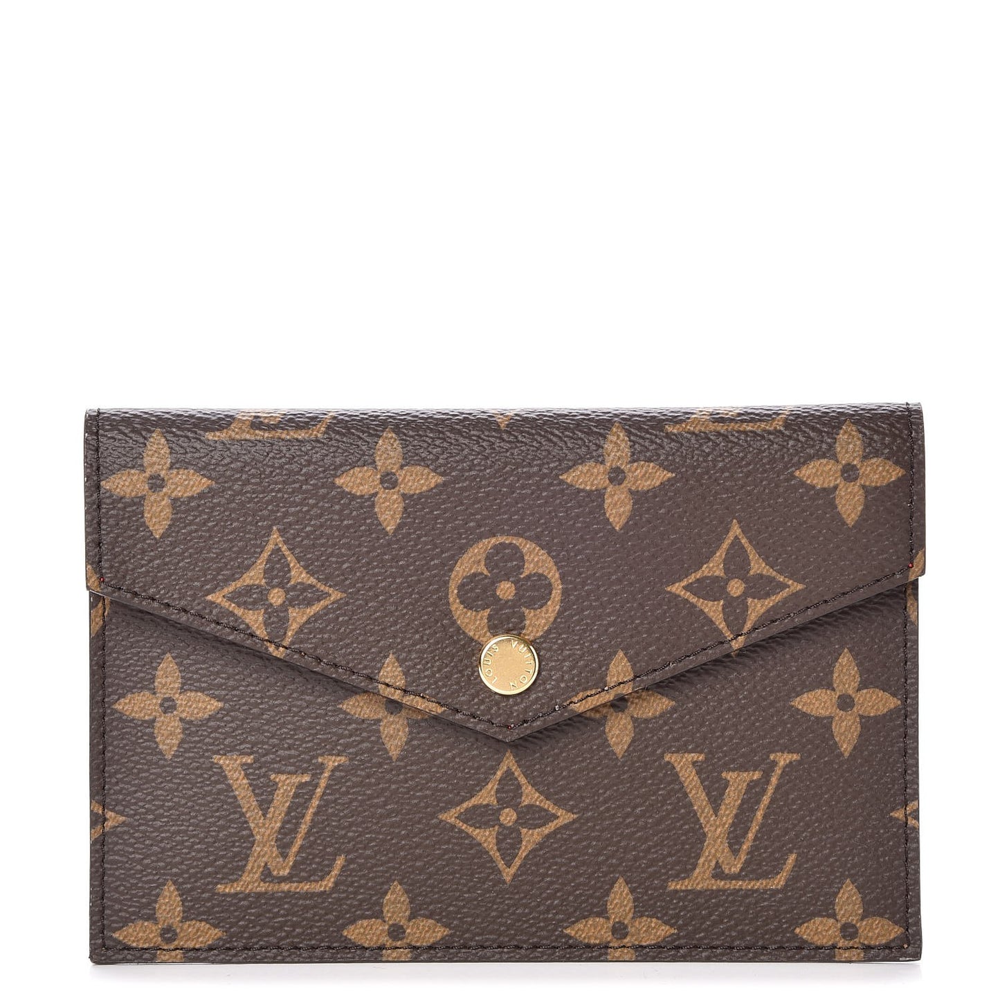 Monogram Daily Organizer Envelope Insert Red