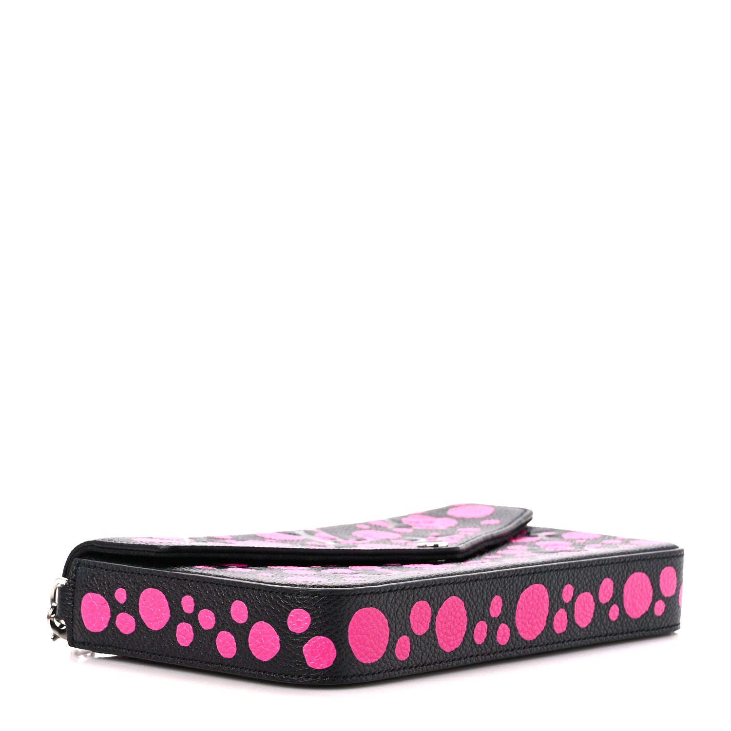 Louis Vuitton LV X YK Empreinte Monogram Pochette Felicie Black Fuchsia 5 of 15