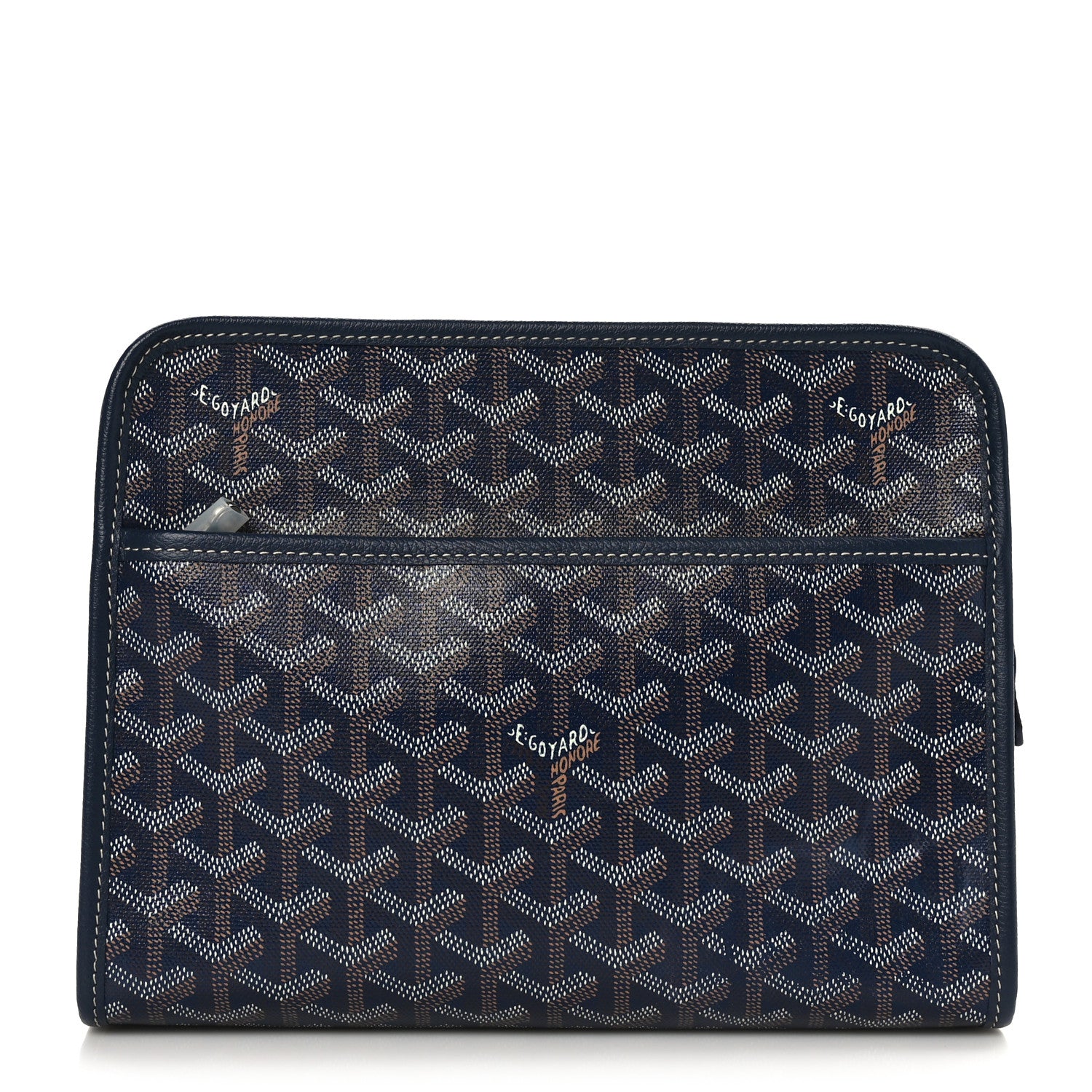 Goyard Goyardine Jouvence Toiletry Pouch Navy 1 of 9