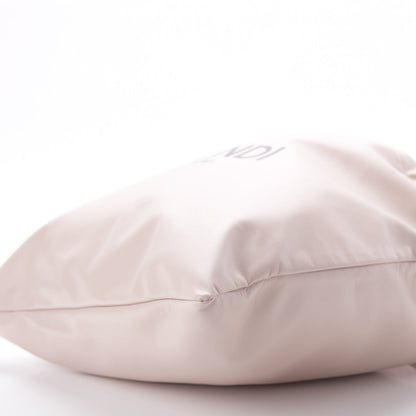 Fendi Soft Nappa Logo Medium Drawstring Pouch Bag Rosa Quarzo Black 7 of 9