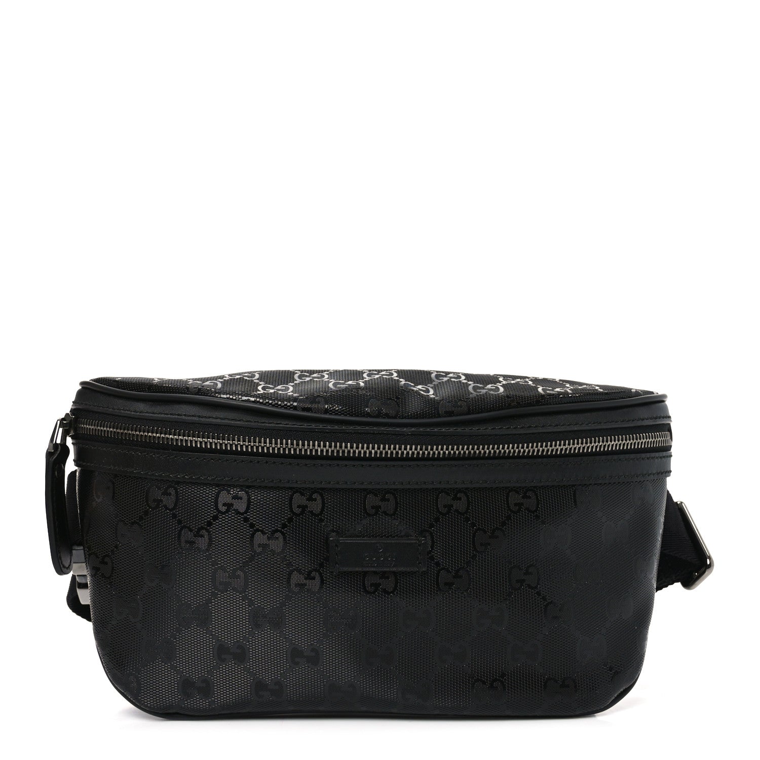 Gucci Imprime Monogram Belt Bag Black 1 of 9
