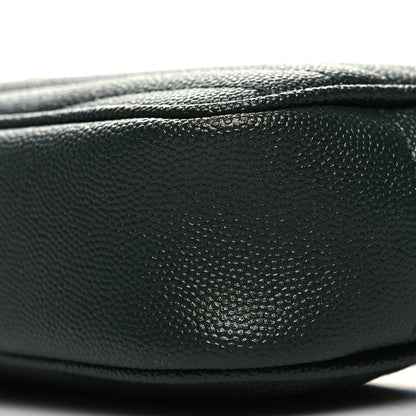 Saint Laurent Grain De Poudre Matelasse Monogram Mini Lou Camera Bag New Vert Fonce 10 of 10