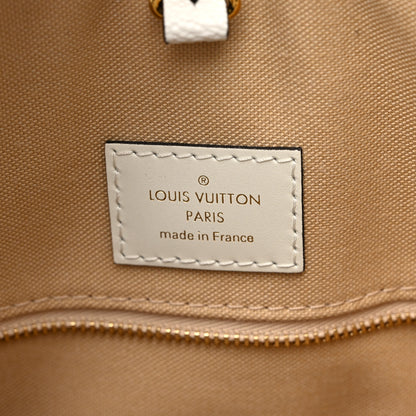 Louis Vuitton Monogram Giant Onthego GM Kaki Beige 6 of 10