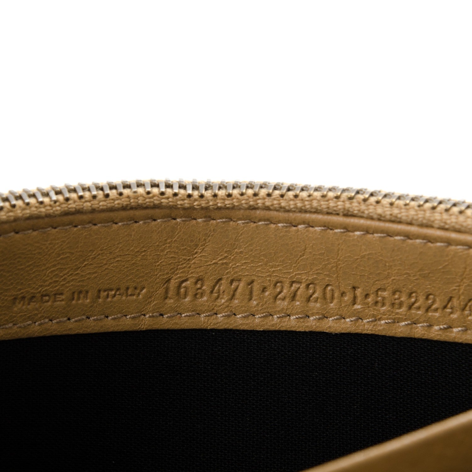 Balenciaga Agneau Classic Hardware Money Wallet Beige Nougatine 7 of 7