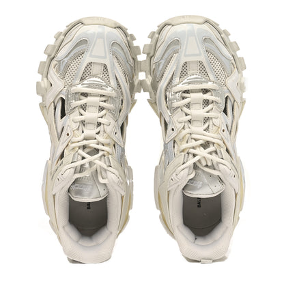 Balenciaga Rubber Mesh Womens Track.2 Open Sneakers 40 White 2 of 8