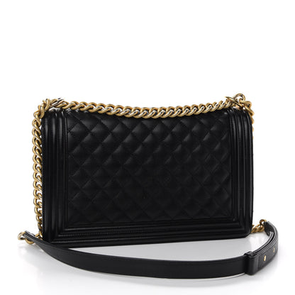 Chanel Caviar Quilted New Medium Boy Flap Black 2 of 10