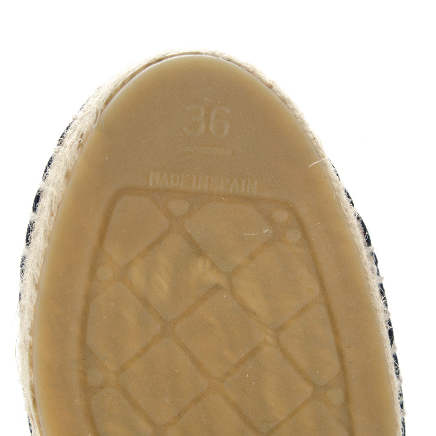 Chanel Suede CC Espadrilles 36 Navy Blue 6 of 8