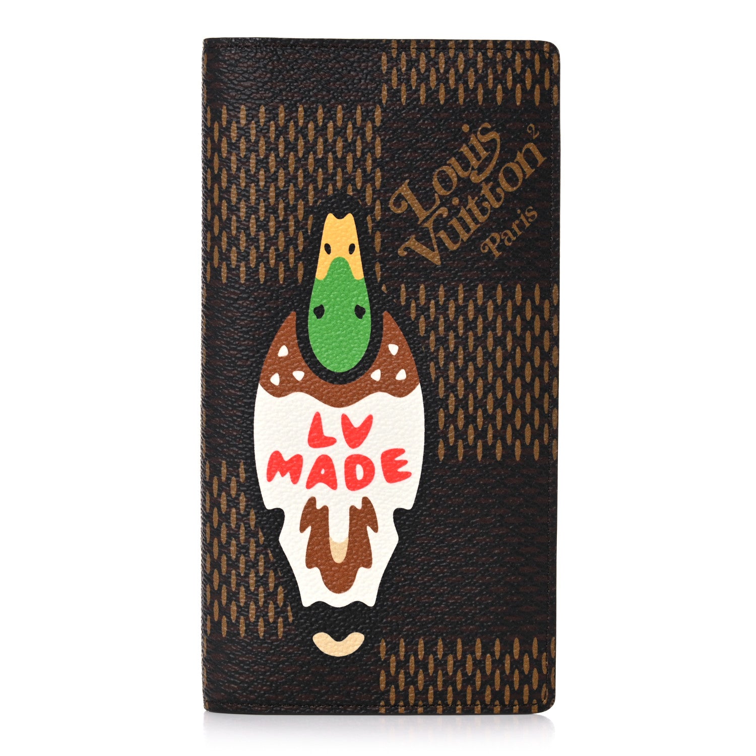 Louis Vuitton X NIGO Giant Damier Ebene Brazza Wallet 1 of 9