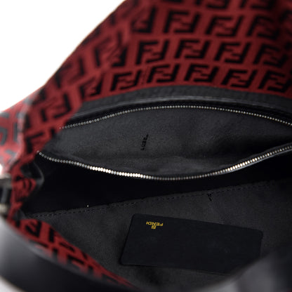 Fendi Zucchino Baguette Red Black 7 of 8