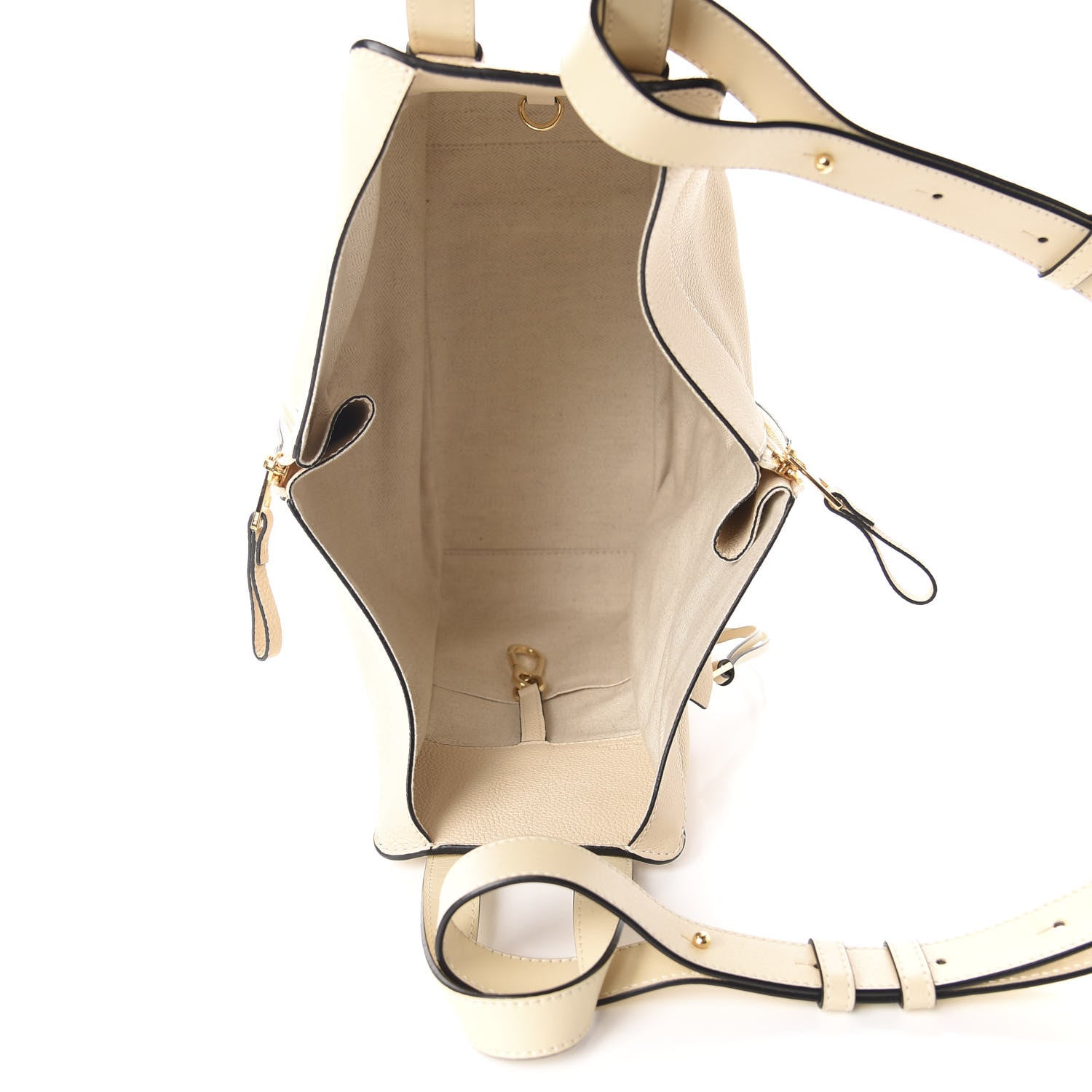 Loewe Grained Calfskin Small Hammock Shoulder Bag Neutral 5 of 10