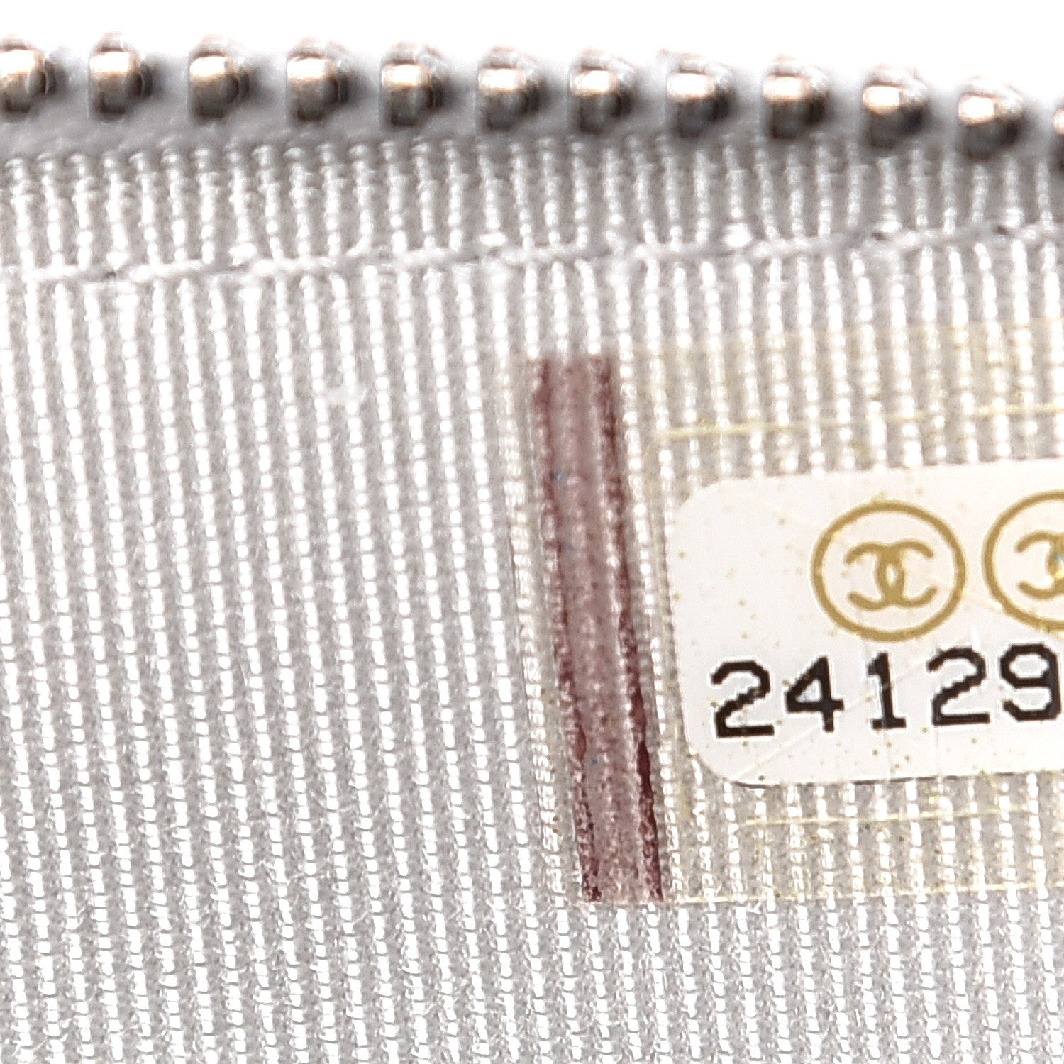 Chanel Metallic Caviar Quilted Small Clutch With Chain Silver 9 of 12