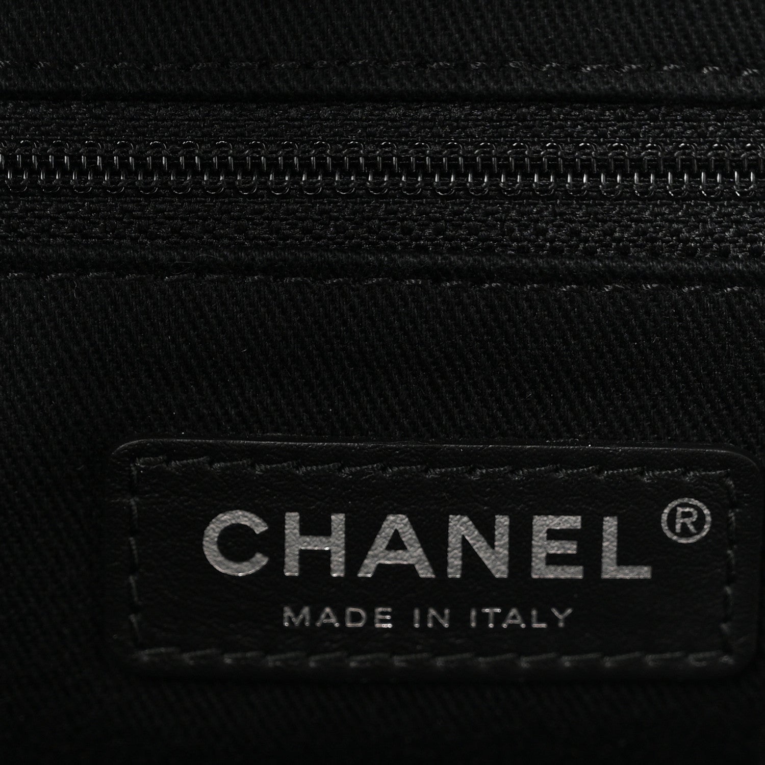 Chanel Canvas Extra Large Double Face Shopping Tote Black 6 of 10
