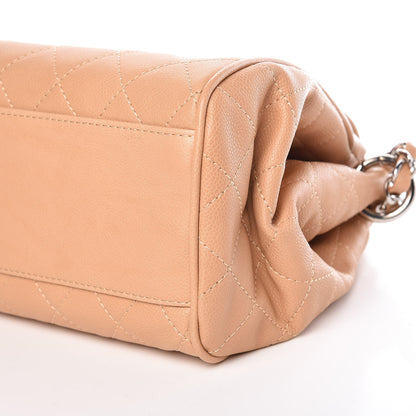 Chanel Caviar Quilted Timeless Accordion Flap Beige 10 of 10