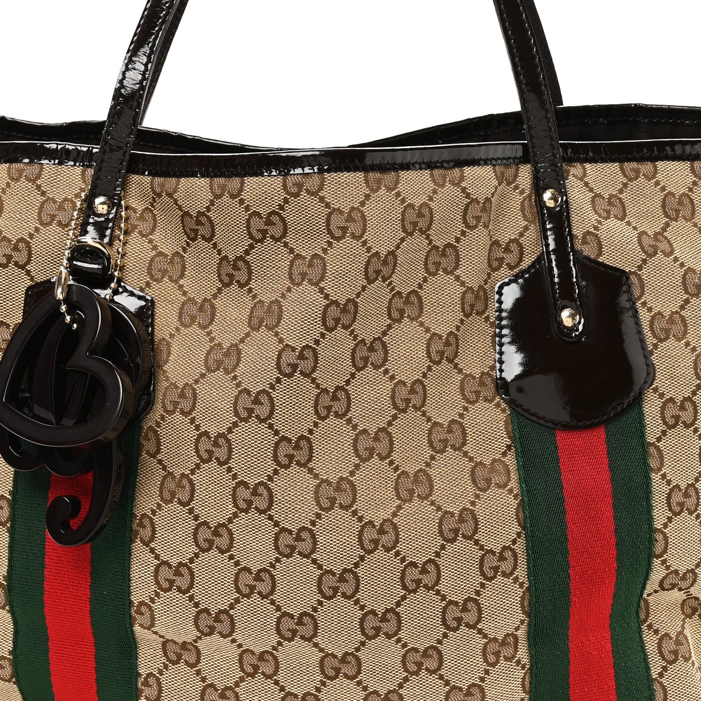 Monogram Web Large Jolie Tote Brown