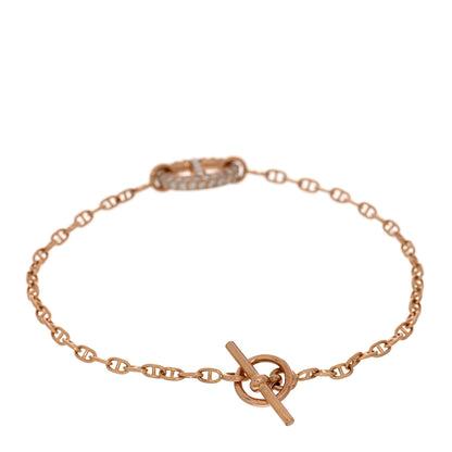 Hermes 18K Rose Gold Diamond Farandole Bracelet ST 2 of 4