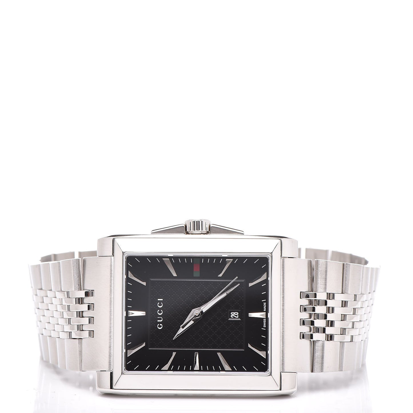 Stainless Steel 32mm G-Timeless Tank Quartz Watch Black