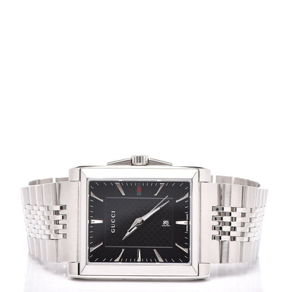 Gucci Stainless Steel 32mm G-Timeless Tank Quartz Watch Black 3 of 6