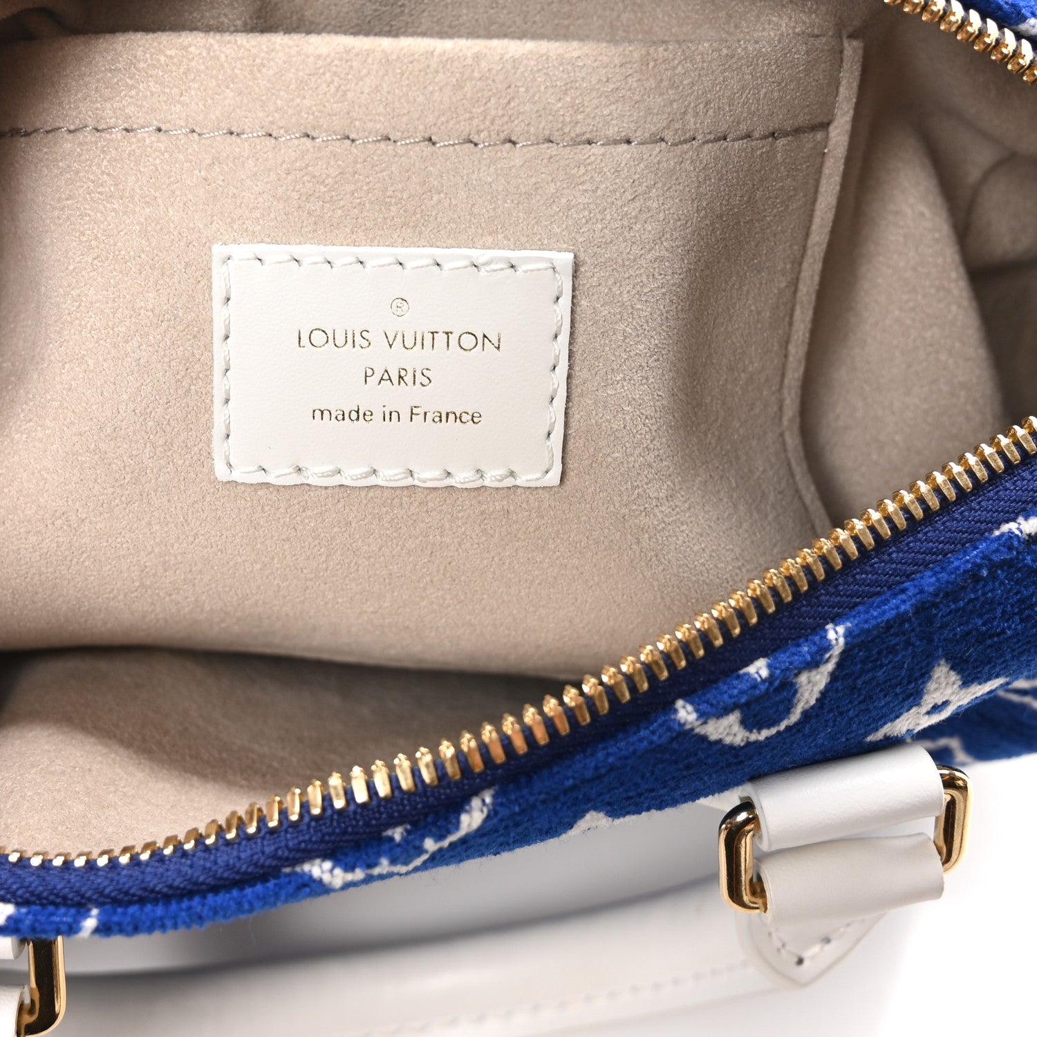 Louis Vuitton Jacquard Velvet Monogram LV Match Speedy Bandouliere