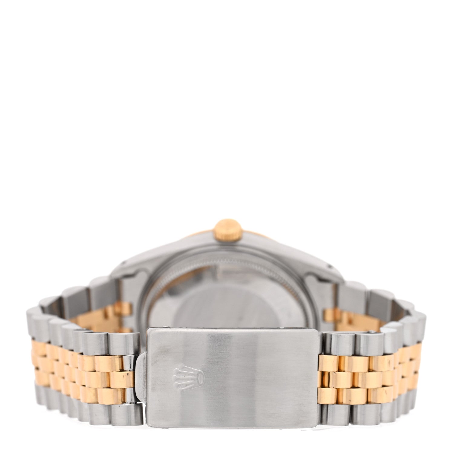 Rolex Stainless Steel 18K Yellow Gold 34mm Oyster Perpetual Date Watch Champagne 15053 3 of 4