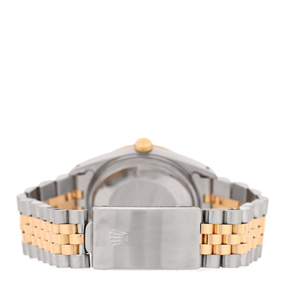 Rolex Stainless Steel 18K Yellow Gold 34mm Oyster Perpetual Date Watch Champagne 15053 3 of 4
