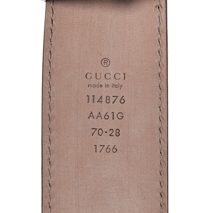 Gucci Guccissima Interlocking G Belt 70 28 Off White 4 of 6