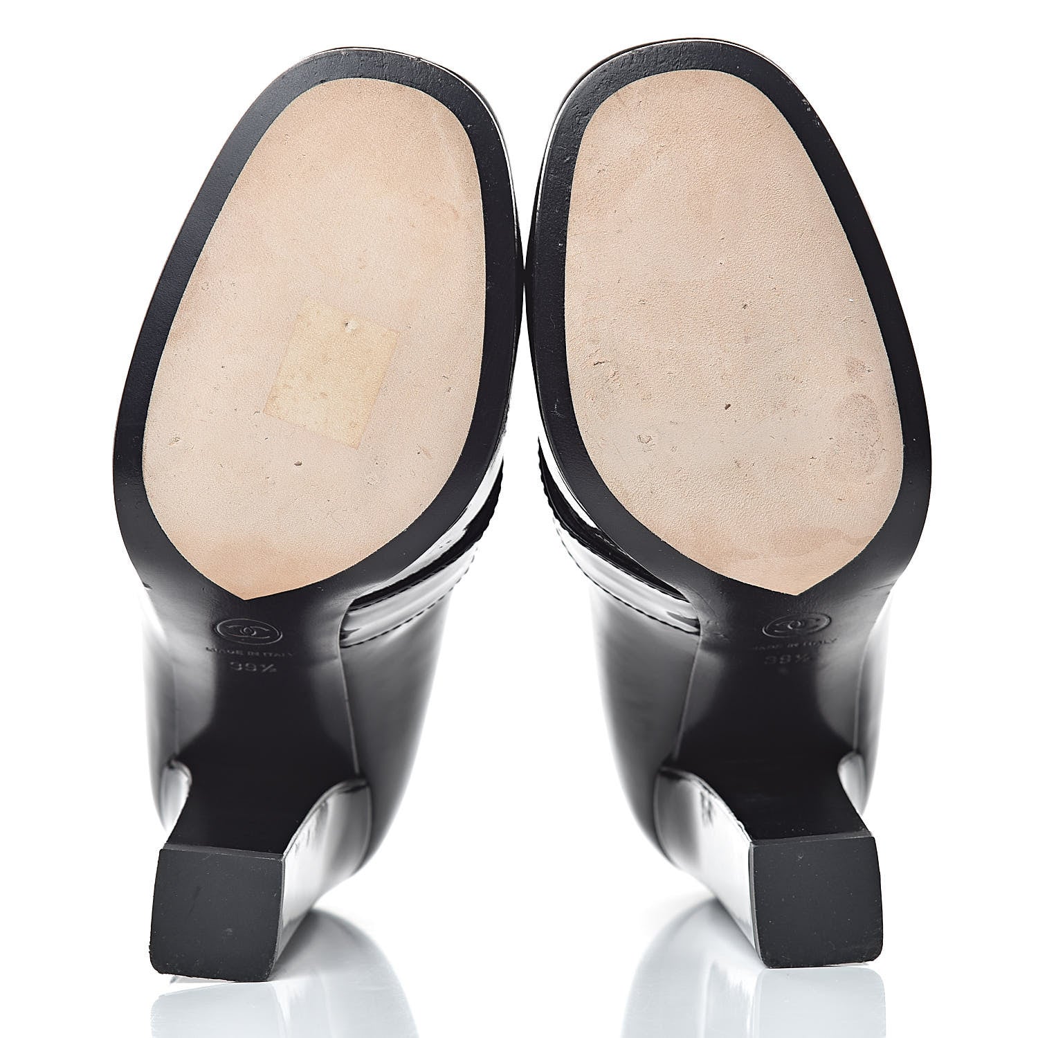 Chanel Patent CC Pumps 39.5 Black 5 of 10