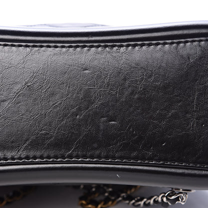 Chanel Aged Calfskin Quilted Small Gabrielle Backpack Black 10 of 12