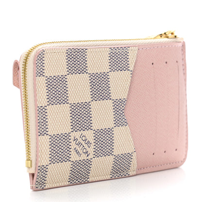Louis Vuitton Damier Azur Recto Verso Card Holder Rose Ballerine 3 of 7