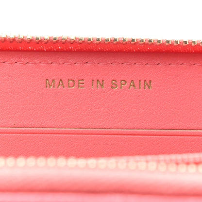 Chanel Caviar Quilted Medium Zip Around Wallet Pink 7 of 10
