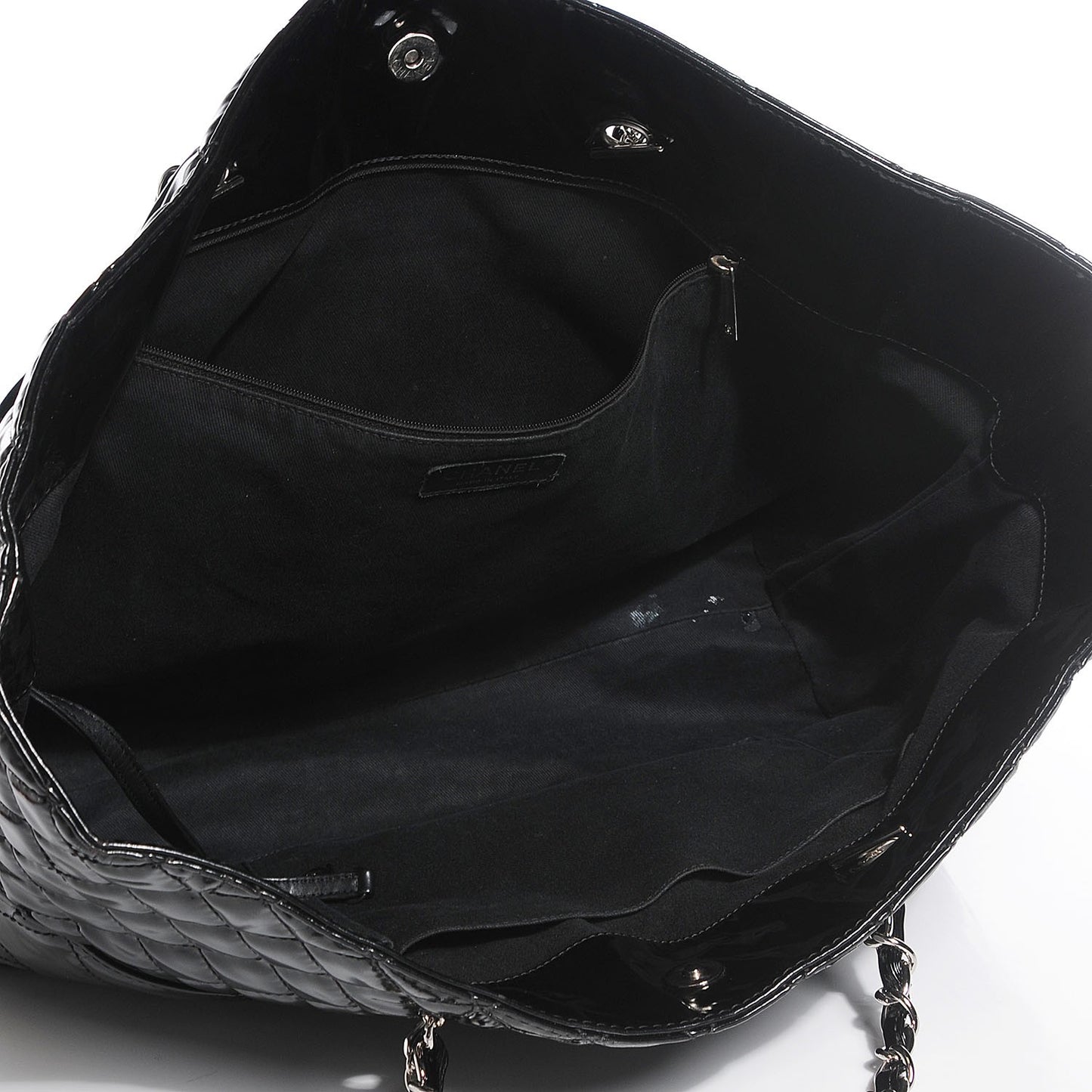 Vinyl Quilted Large In The Business Tote Black