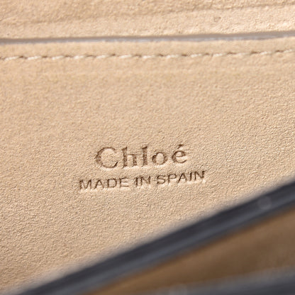 Chloe Suede Calfskin Small Faye Shoulder Bag Black 6 of 19