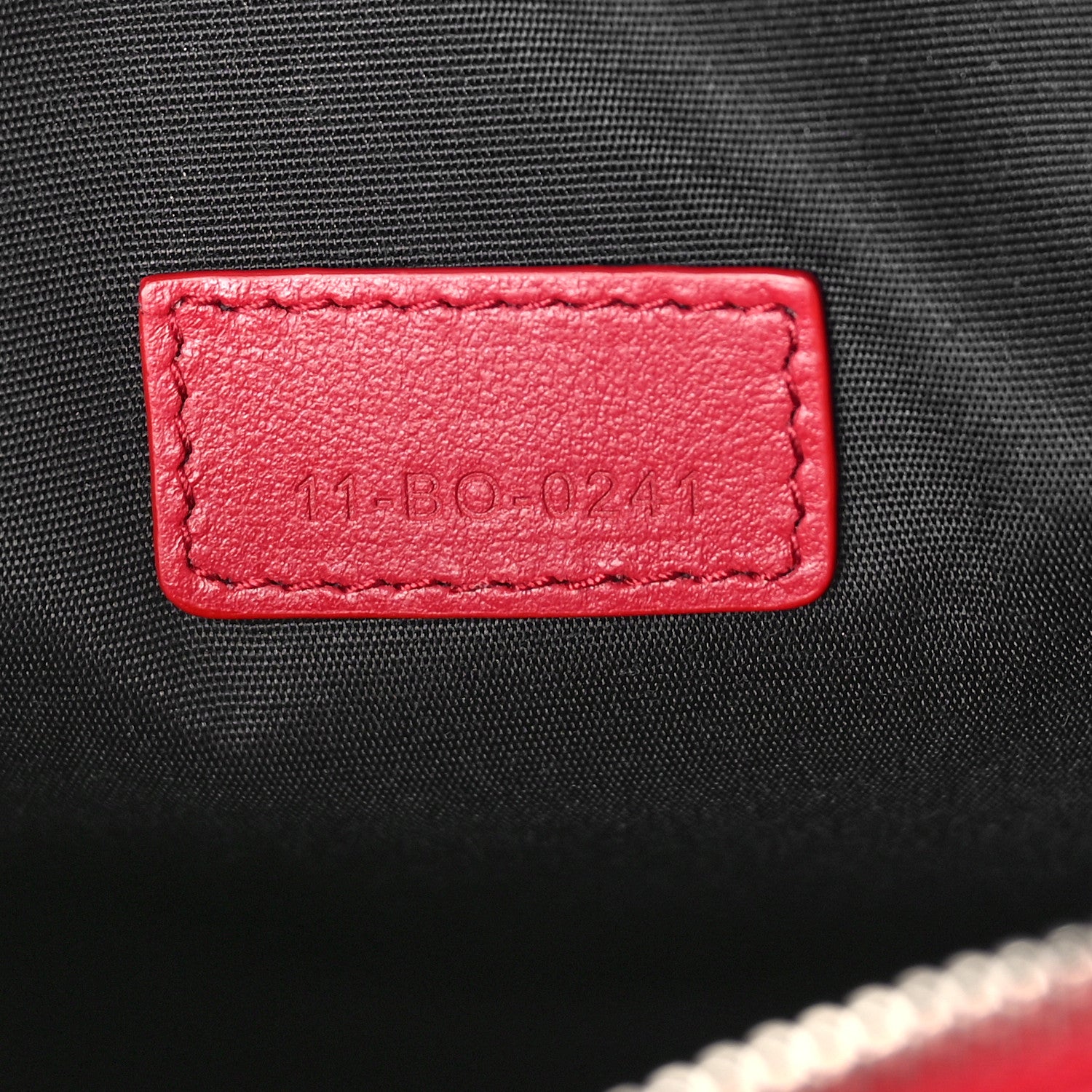 Christian Dior Calfskin Oblique Galaxy Perforated World Tour Messenger Pouch Red White 6 of 9