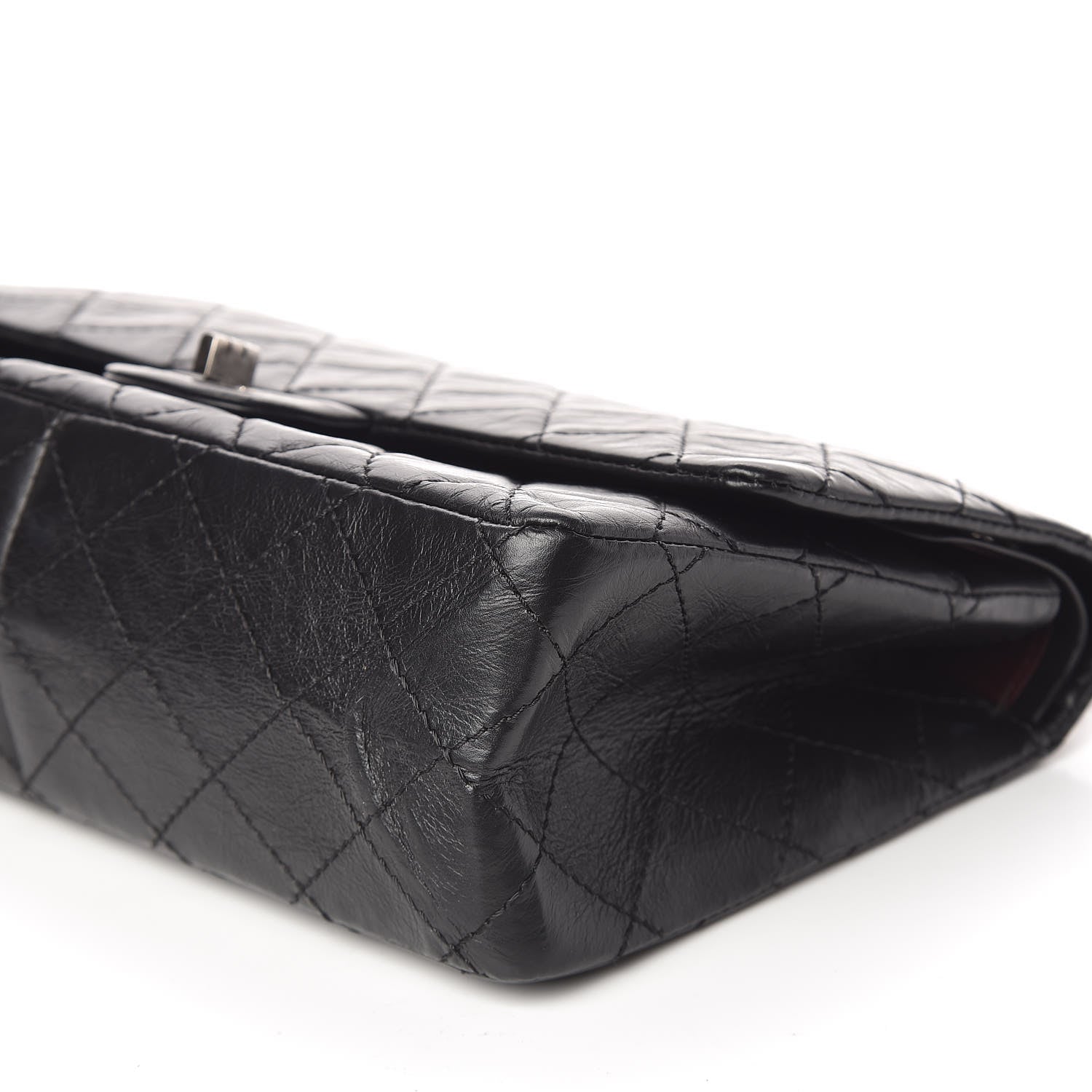 Chanel Aged Calfskin Quilted 2.55 Reissue 226 Flap Black 6 of 10