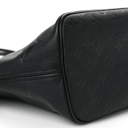 Louis Vuitton Empreinte Monogram Giant Neverfull MM Black 9 of 10