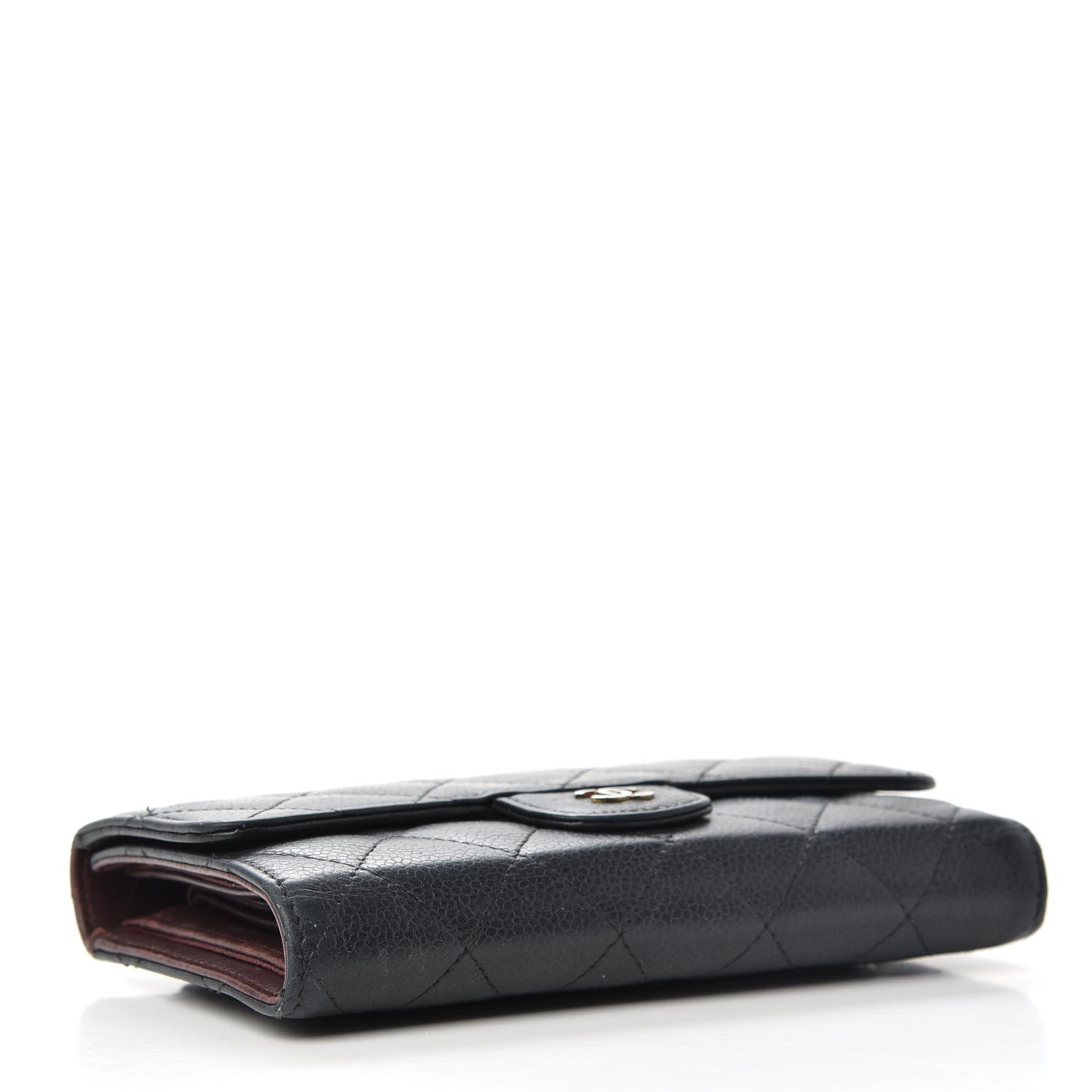 Chanel Caviar Quilted Large Flap Wallet Black 4 of 8