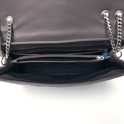 Saint Laurent Calfskin Y Quilted Monogram Large Loulou Chain Satchel Earth 4 of 4