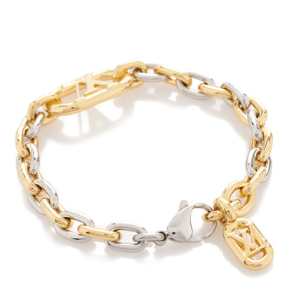Louis Vuitton Everyday Chain LV Bracelet M Gold Silver 2 of 4