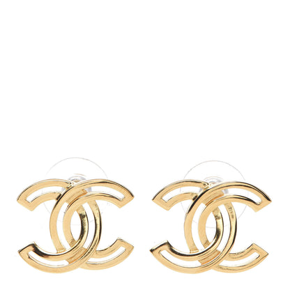 Chanel Metal Obazine CC Earrings Gold 1 of 4