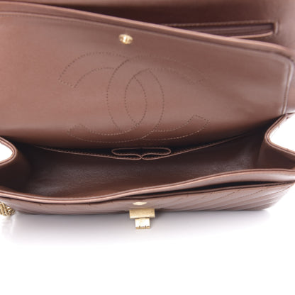 Chanel Metallic Aged Calfskin Chevron Quilted 2.55 Reissue 225 Flap Bronze 5 of 12