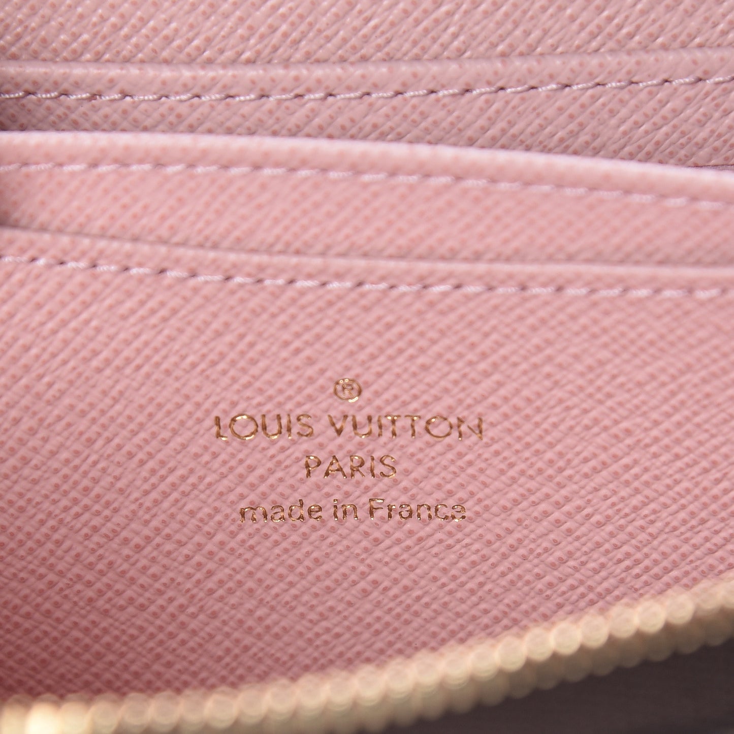 Damier Ebene Zippy Coin Purse Rose Ballerine