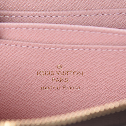 Louis Vuitton Damier Ebene Zippy Coin Purse Rose Ballerine 6 of 8